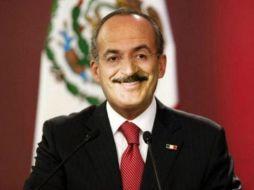 Fotomontajes del ex Presidente Vicente Fox y el Presidente Felipe Calderón circurlan en redes sociales, como esta tomada de Twitter.  /
