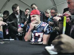 Rob Gronkowski está listo para enfrentar a los Gigantes de Nueva York en la próxima edición del Super Bowl.  /