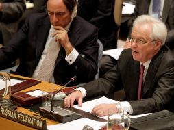 El embajador ruso, Vitaly Churkin. AP  /