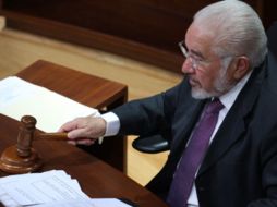José Alejandro Luna Ramos, presidente del Tribunal, precisó que nunca se ha ordenado investigar a algún conductor de medios. ARCHIVO  /