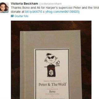 Un tuit de Victoria Beckham a Bono colapsa una web humanitaria irlandesa
