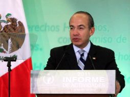 El Presidente Felipe Calderón dijo que México no sólo pasará la voz en el G-20 sino que ayudará a encontrar soluciones. EL UNIVERSAL  /