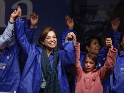 La precandidata presidencial del Partido Acción Nacional (PAN), Josefina Vázquez Mota, pidió la participación de los militantes.REUTERS  /