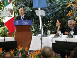 Calderón Hinojosa estará acompañado por integrantes del gabinete y representantes de los Poderes Legislativo y Judicial. NOTIMEX  /