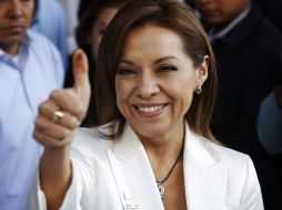 La panista declaró, después de votar, que 'el partido estará unido'. REUTERS  /