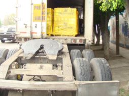 La caja tenía reporte de robo, a mano armada, el sujeto quedó detenido y puesto a disposición de la Procuraduría del Estado. ESPECIAL  /