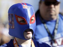 Los aficonados de Gigantes van poco a poco llegando al Lucas Oil Field. AP  /