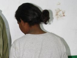 La mujer que fue detenida por elementos de la Policía de Zapopan.  /