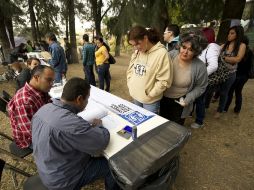 La jornada en el Parque Hundido ha transcurrido abarrotada prácticamente todo el día.  /