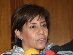 Por lo pronto seguirá adelante con su pretensión de ser candidata al Senado, afirmó Calderón. ARCHIVO  /