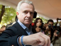 El precandidato del PAN, Santiago Creel dice estar a dispocición del partido y del vencedor. REUTEURS  /