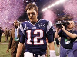 Tom Brady está familiarizado con el sabor del triunfo, lo que explica la desazón que asoma en su mirada. REUTERS  /