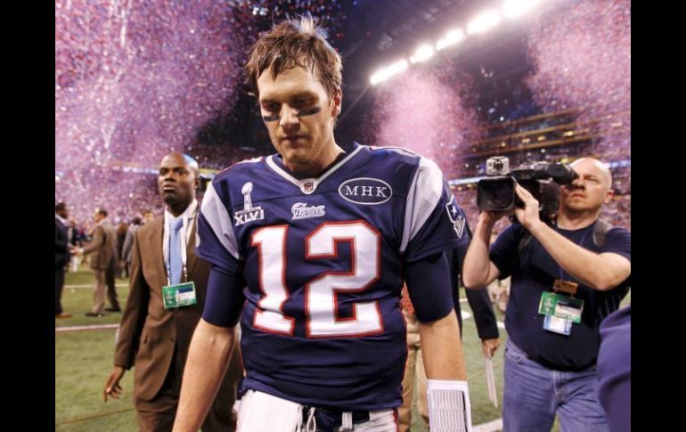 Tom Brady está familiarizado con el sabor del triunfo, lo que explica la desazón que asoma en su mirada. REUTERS  /