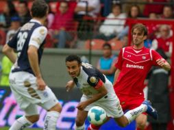 Javier Muñoz Mustafá metió un autogol a los 13 segundos de acción. MEXSPORT  /
