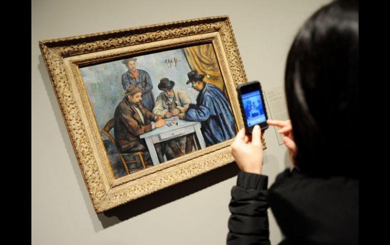 La pintura se destinará al Museo Árabe de Arte Moderno. AFP  /