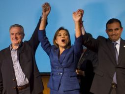 Josefina Vázquez Mota fue declarada ayer como la candidata a la Presidencia de la República por el PAN. AFP  /