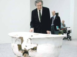 Imagen de Tàpies tomada en octubre de 2004, cuando el Museo Reina Sofía de Madrid le dedicó una retrospectiva. AFP  /