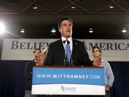 El republicano Mitt Romney está listo para enfrentarse a Obama en la próximas elecciones presidenciales. ARCHIVO  /