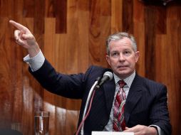 Conferencia impartida por el acádemico Craig Deare, investigador de la National Defense University de Washington D.C.  /