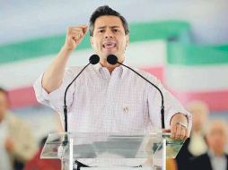 Peña Nieto estuvo ayer con militantes y simpatizantes en Baja California, primer Estado que tuvo un Gobierno panista. EL UNIVERSAL  /