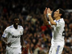 Di María se lesionó en el último entrenamiento del 2011. ESPECIAL  /