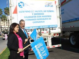 Al evento asistió la presidenta del Voluntariado del DIF Estatal, Imelda Guzmán y  el Director General, Felipe Valdez . ESPECIAL  /