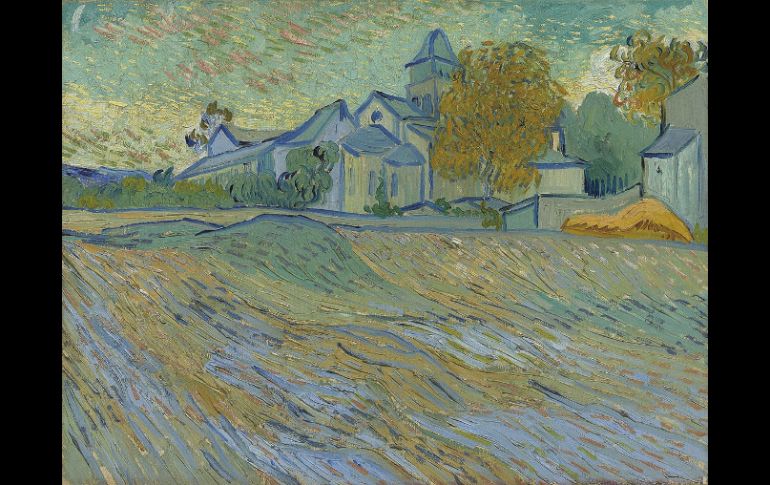 Vue de l'Asile de la Chapelle de Saint-Remy de Vincent Van Gogh, se vendió ayer por 16.1 millones de dólares. AP  /