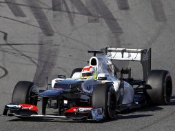 Sergio Pérez a bordo del C31 de Sauber. EFE  /