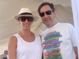Karina Michel y Eduardo Gortázar.  /