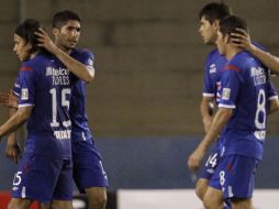 'Récord' destacó que 'así se juega la Copa Libertadores' con una fotografía del 'Chuletita'. AP  /