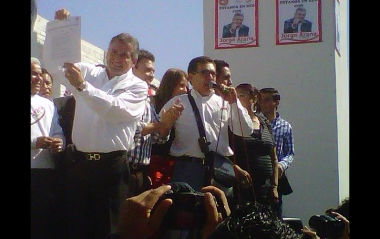 En su discurso Arana Arana llamó a los priistas a hacer un proceso respetuoso a todos los aspirantes  /