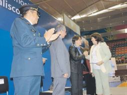 La ceremonia se llevó a cabo en las instalaciones del Estadio Panamericano de Voleibol.  /