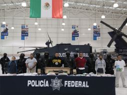 Ocho presuntos narcotraficantes fueron detenidos. ESPECIAL  /