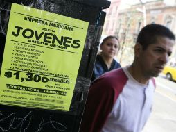 En el último trimestre de 2011, la tasa de desempleo del país fue de 4.8 por ciento de la Población Económicamente Activa. ARCHIVO  /