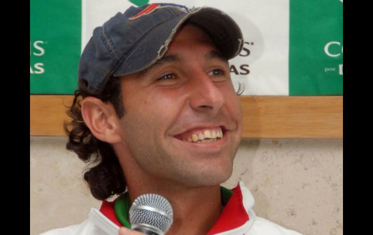 Por lo pronto, Santiago (foto), jugará con César Ramírez en la serie Copa Davis entre México y El Salvador. NOTIMEX  /