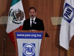 El líder del PAN, Gustavo Madero recordó que su partido fue el que propuso blindar los comicios. ARCHIVO  /