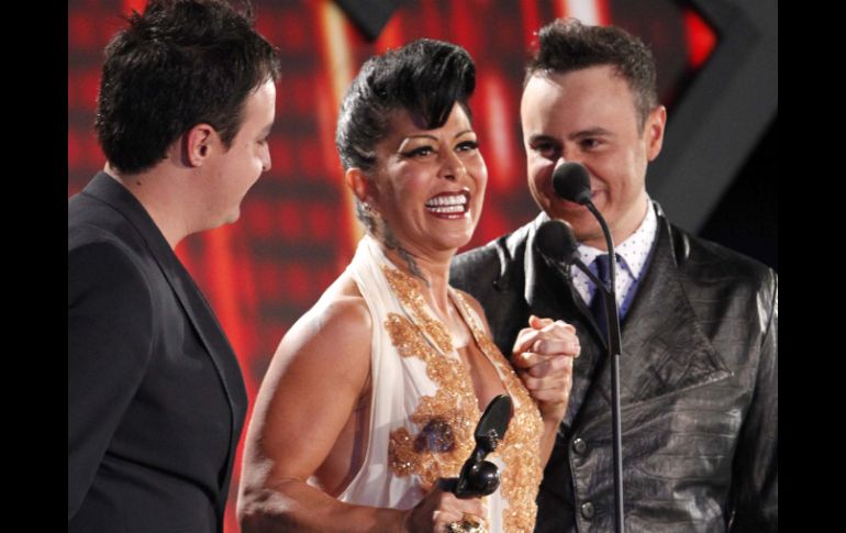 La sorpresa de la entrega fue para Alejandra Guzmán, al ganar la Musa como Solista Femenina Pop. EL UNIVERSAL  /