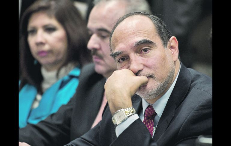 Alejandro Cravioto, secretario de Cultura del estado, durante la glosa el V Informe de Gobierno.  /