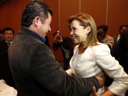 Josefina Vázquez Mota agradeció la participación a los líderes panistas. NOTIMEX  /