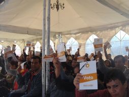 En la asamblea de Alianza Ciudadana se aprobó el proyecto. ESPECIAL  /