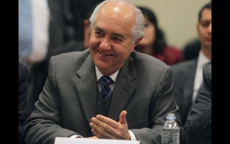 César Coll Carabias acudió al Congreso del Estado y fue cuestionado por los legisladores locales.  /