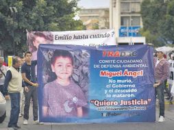 A la manifestación se unieron pobladores de la Ribera de Chapala.  /