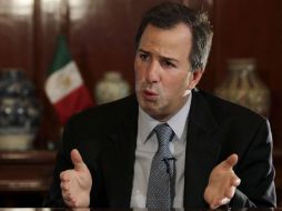 El titular de la SHCP, José Antonio Meade dice que para la economía mexicana ha mejorado el entorno.REUTERS  /