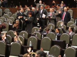 La tarde de hoy sólo acudieron 12 presidentes de comisiones. EL UNIVERSAL  /