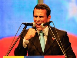 El ex gobernador de Miranda, Venezuela es proclamado como candidato único de la oposición. AFP  /