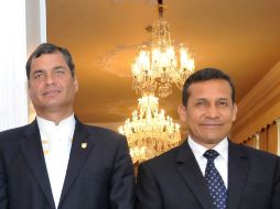 Los dos presidentes ya se encontraron en Quito en junio, cuando el peruano era presidente electo. ARCHIVO  /