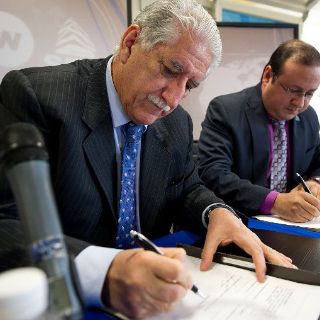 Canal 7 firma convenio con la Televisión Alemana Deutsche Welle