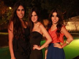 María José Méndez, Andrea Arce y Ana Paula Iñigo.  /