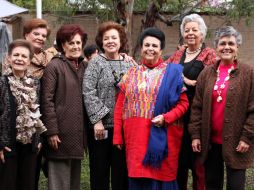 Ileana Lamadrid, Cristi Arregui, Maga Aranguren, Pinky Corvera, Ma. Luisa Bustillos, Lupita Servín y Ana Rosa de la Mora.  /