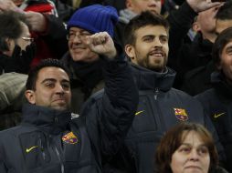 Con Piqué en la banca en el partido de ida en octavos de final de la Liga de Campeones, fue interpretado como aviso al jugador. REUTERS  /